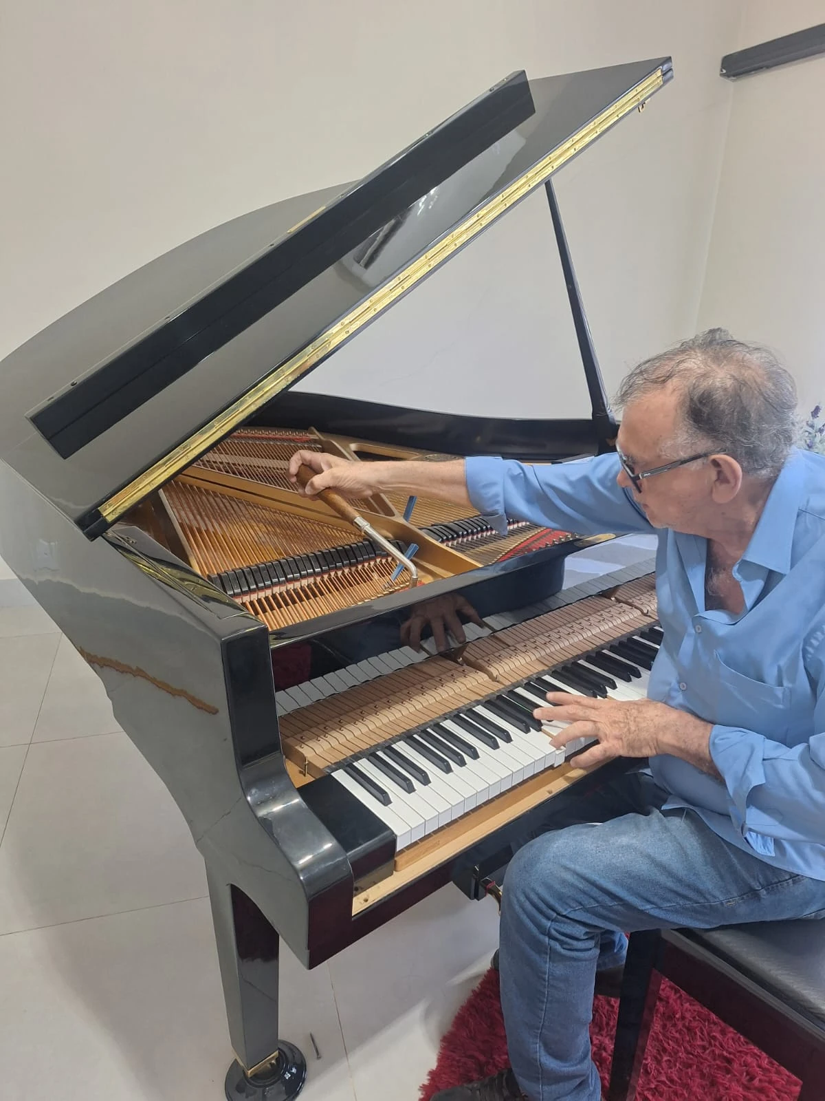 Imagem ilustrativa de Afinação de piano antigo