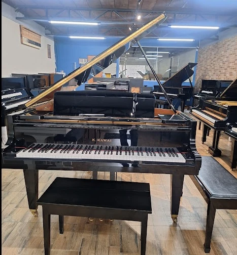 Piano de cauda no Jardins