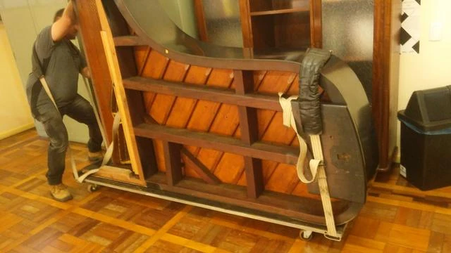 Transporte de piano vertical